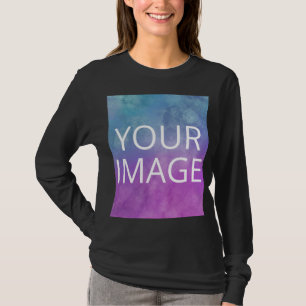 Anpassbare T-Shirt-Vorlage – Fügen Sie Ihr Bild hi T-Shirt