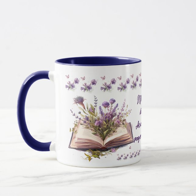 Anpassbare Tasse für Mama - Qu "Mama's Liebe Bloom (Links)
