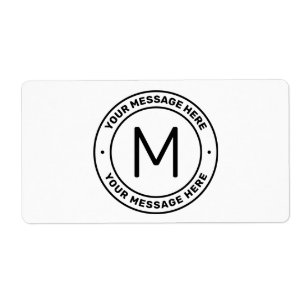 Anpassbare Textvorlage   Weiß und Schwarz