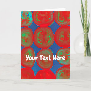 Anpassbare Tomatenscheiben Karte