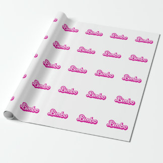 Anpassbare Tussi Geschenkpapier