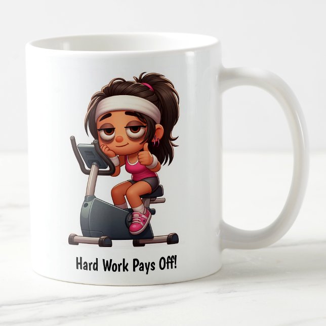 Anpassbare Übungsfahrradtrainings Kaffeetasse (Von Creator hochgeladen)
