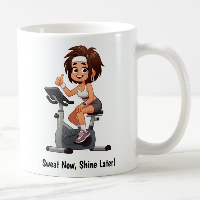 Anpassbare Übungsfahrradtrainings Kaffeetasse (Von Creator hochgeladen)