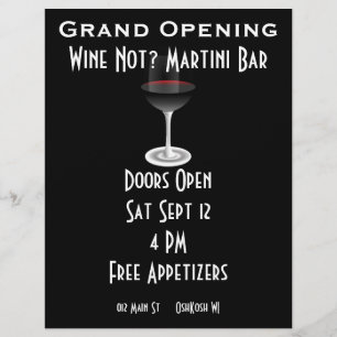 Anpassbare Veranstaltung zum Großen Öffnen Flyer