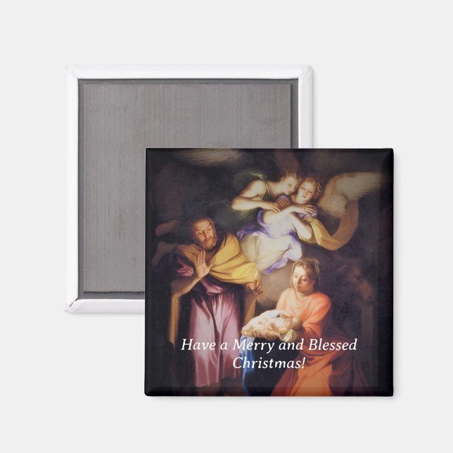 Anpassbare Vintage-Geburts-Christmas  Magnet (Von Creator hochgeladen)