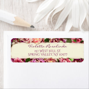 Anpassbare Vintage Girly Floral Joy to the World