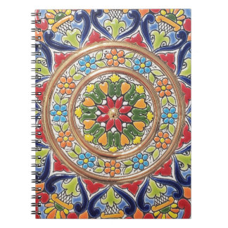 Anpassbare Vintage-Spanische Fliese Notizblock