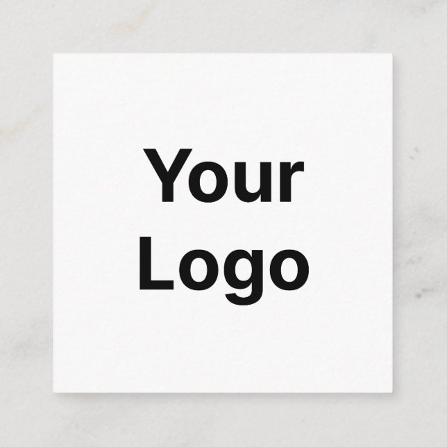 Anpassbare Visitenkarte mit QR-Code (Rückseite)