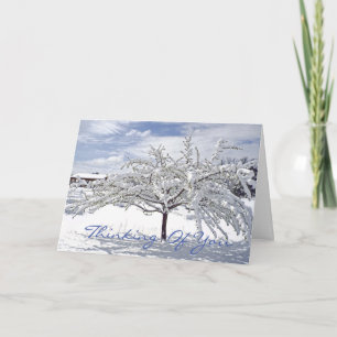 anpassbare Weihnachtskarte/Denken Sie an Sie/Schne Feiertagskarte