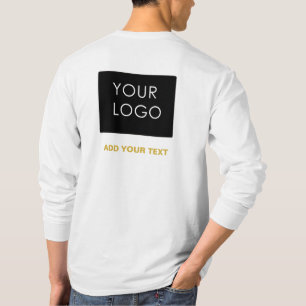 Anpassbare Werbeflächen für Werbematerial T-Shirt