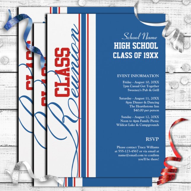 Anpassbare Wiedersehen-Einladungen für Klassen Einladung (Von Creator hochgeladen)