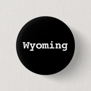 Anpassbare Wyoming-Typografie Button