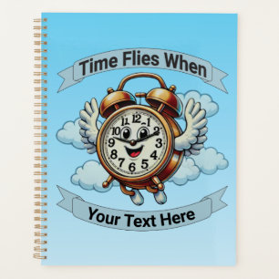 Anpassbare "Zeitfliegen, wenn" Uhr Planer