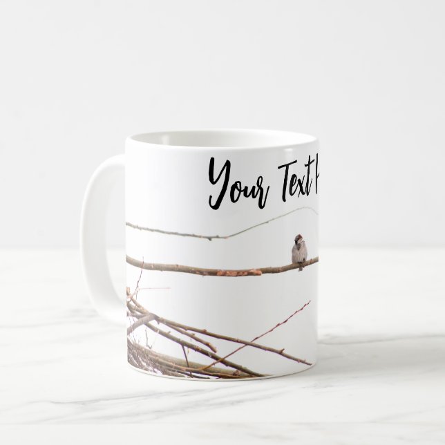 Anpassbare, zeitgenössische Weißbuchfotografie Kaffeetasse (Vorderseite Links)