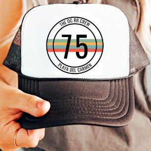 Anpassbarer 15. 20. 30. 40. 50. 60 Geburtstag Truckerkappe