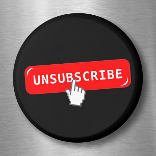 Anpassbarer Abmeldbutton - Lustiger Introvertierte Magnet