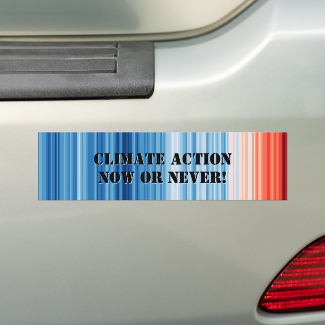 Anpassbarer Autoaufkleber für den Klimaschutz (Auf Auto)