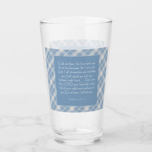 Anpassbarer Bibelvers Jesaja 41:10, 13 Glas