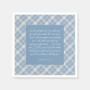 Anpassbarer Bibelvers Jesaja 41:10, 13 Serviette