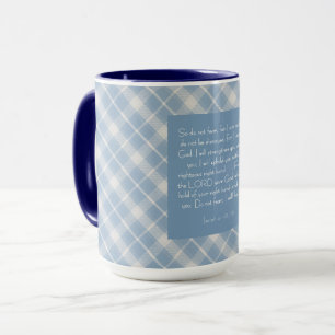 Anpassbarer Bibelvers Jesaja 41:10, 13 Tasse