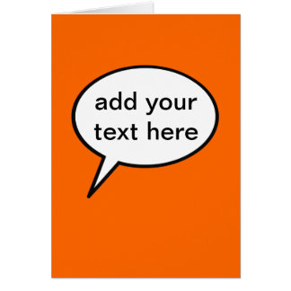 anpassbarer Cartoon-Sprechballon