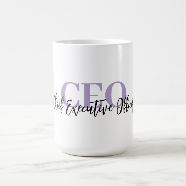 Anpassbarer „CEO“-Kaffeebecher — Personalisiertes  Kaffeetasse (Mittel)