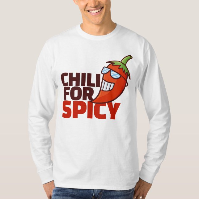 Anpassbarer Chili für scharfe Stoffe T-Shirt (Vorderseite)