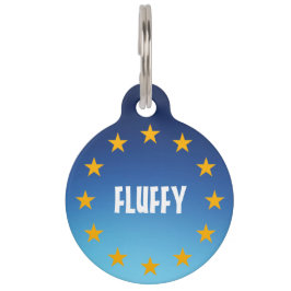 Anpassbarer Comic-Superheld Haustiermarke