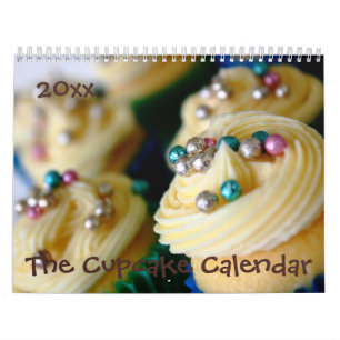 Anpassbarer Cupcake-Kalender Kalender
