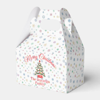 Anpassbarer Festlicher Weihnachtsbaum Weihnachtsfe Geschenkschachtel