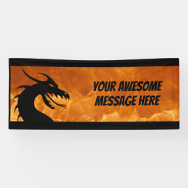 Anpassbarer Feuerdrache Banner