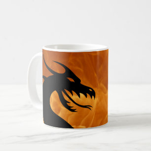 Anpassbarer Feuerdrache  Kaffeetasse