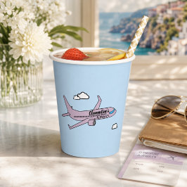 Anpassbarer Flugzeug Pappbecher