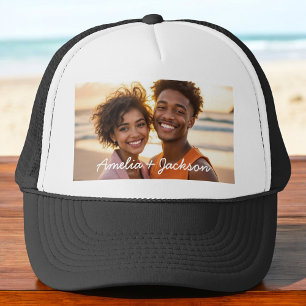 Anpassbarer Foto-Text Custom Instagram Truckerkappe