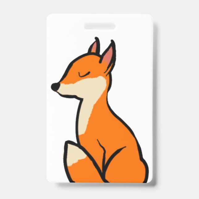 Anpassbarer Fox Ausweis (Vorderseite)