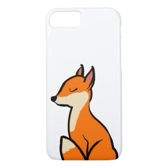 Anpassbarer Fox Case-Mate iPhone Hülle (Rückseite)