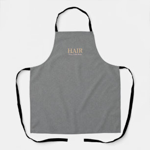 Anpassbarer Friseur-Stylist Moderne Graue Textur Schürze