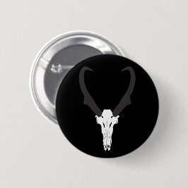 Anpassbarer Gabelbock-Schädel Button