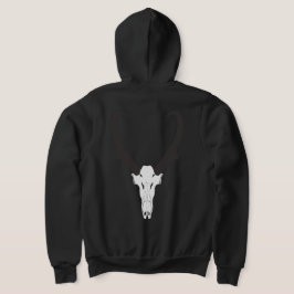 Anpassbarer Gabelbock-Schädel Hoodie