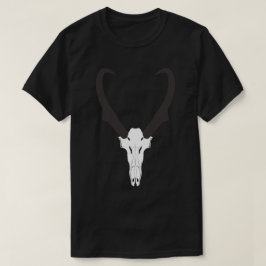 Anpassbarer Gabelbock-Schädel T-Shirt