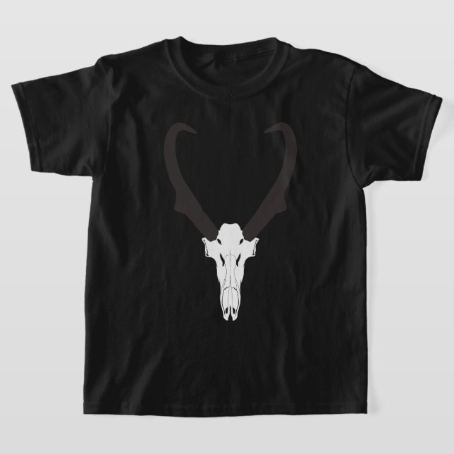 Anpassbarer Gabelbock-Schädel T-Shirt (Ablage )