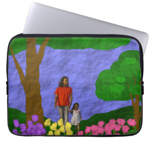 Anpassbarer Garten Laptopschutzhülle