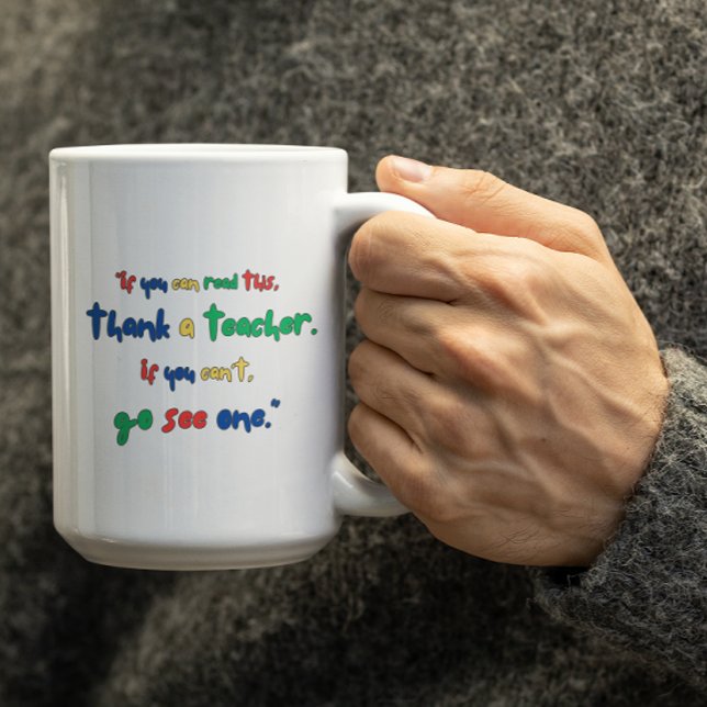 Anpassbarer Geh zu einem Lehrer Kaffeetasse (Von Creator hochgeladen)