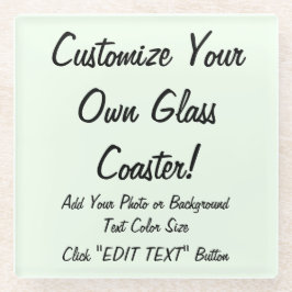 Anpassbarer Glass Untersetzer von YOU!