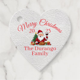 Anpassbarer Glücklicher Weihnachtsmann Weihnachtsh Geschenkanhänger
