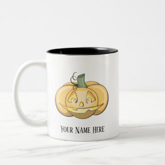 Anpassbarer „Goldie The Pumpkin“-Becher Zweifarbige Tasse