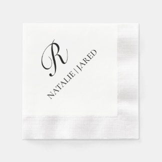Anpassbarer Hochzeitscocktail Napkin Serviette