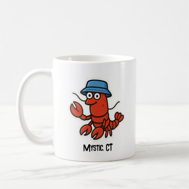 Anpassbarer Hummer  Kaffeetasse (Links)