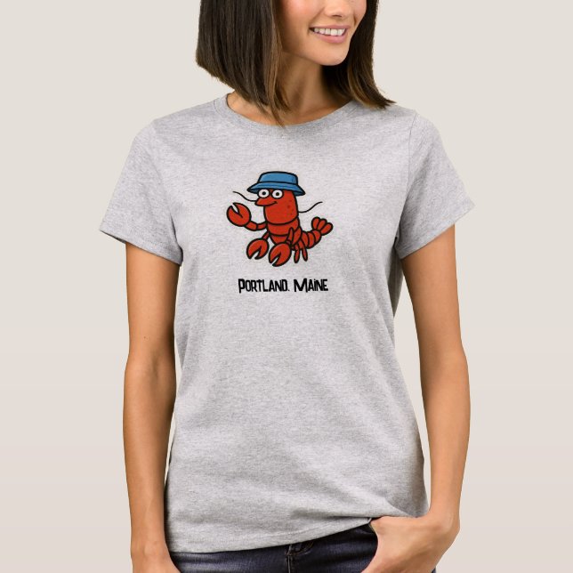 Anpassbarer Hummer  T-Shirt (Vorderseite)