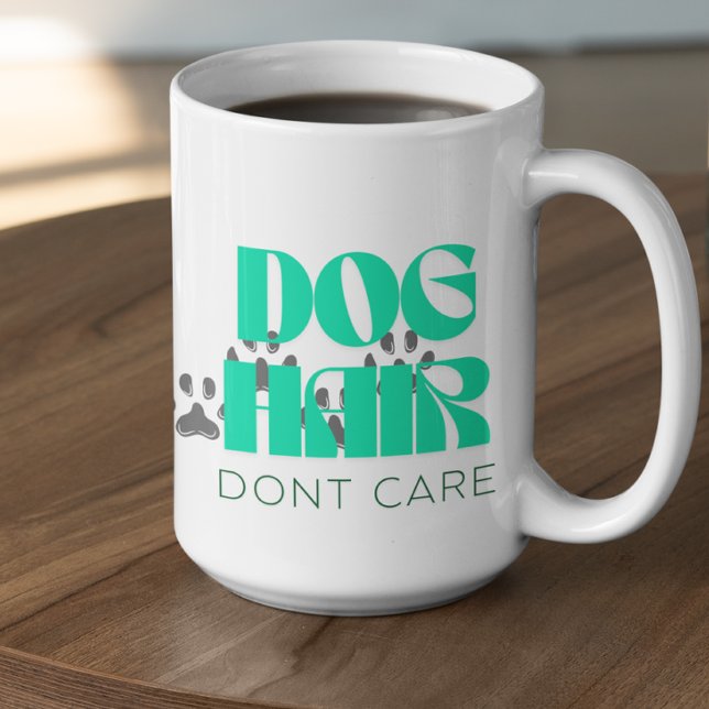 Anpassbarer Hundehaare Sind Uns Egal Kaffeetasse (Von Creator hochgeladen)